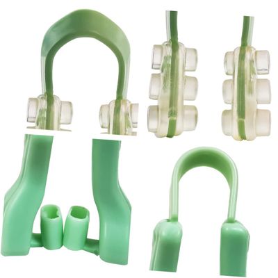 Yardwe 1set Clips U-Type Night Nasal Splint for Women Comfortable Snoring Easy to Wear and Combination