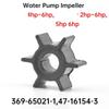 NyZyL 369-65021 Impeller for Tohat-su 369-65021-1 3.5hp 5hp 369-65021-1 Ha-ngkai 5hp 6hp Boat Engine 2Stroke Mer-cury 4hp 5hp 47-16154-3, Black view 2