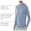 NORTHYARD Men's Sun Shirts Long Sleeve UPF 50+ Swim Running Fishing Hiking view 4