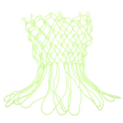Happyyami Dark Basketball Net Heavy Duty Outdoor Indoor Use Hooks Fluorescent for Boys and Girls and Adults Basketball Hoops
