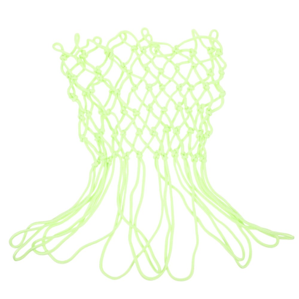 Happyyami Dark Basketball Net Heavy Duty Outdoor Indoor Use Hooks Fluorescent for Boys and Girls and Adults Basketball Hoops