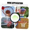 Happyyami Dark Basketball Net Heavy Duty Outdoor Indoor Use Hooks Fluorescent for Boys and Girls and Adults Basketball Hoops view 4