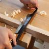 JALYKA Woodworking Draw Knife Wood Carving Straight Draw Shave Manganese Steel Straight Draw Shave Wood Debarking Hand Tool view 3