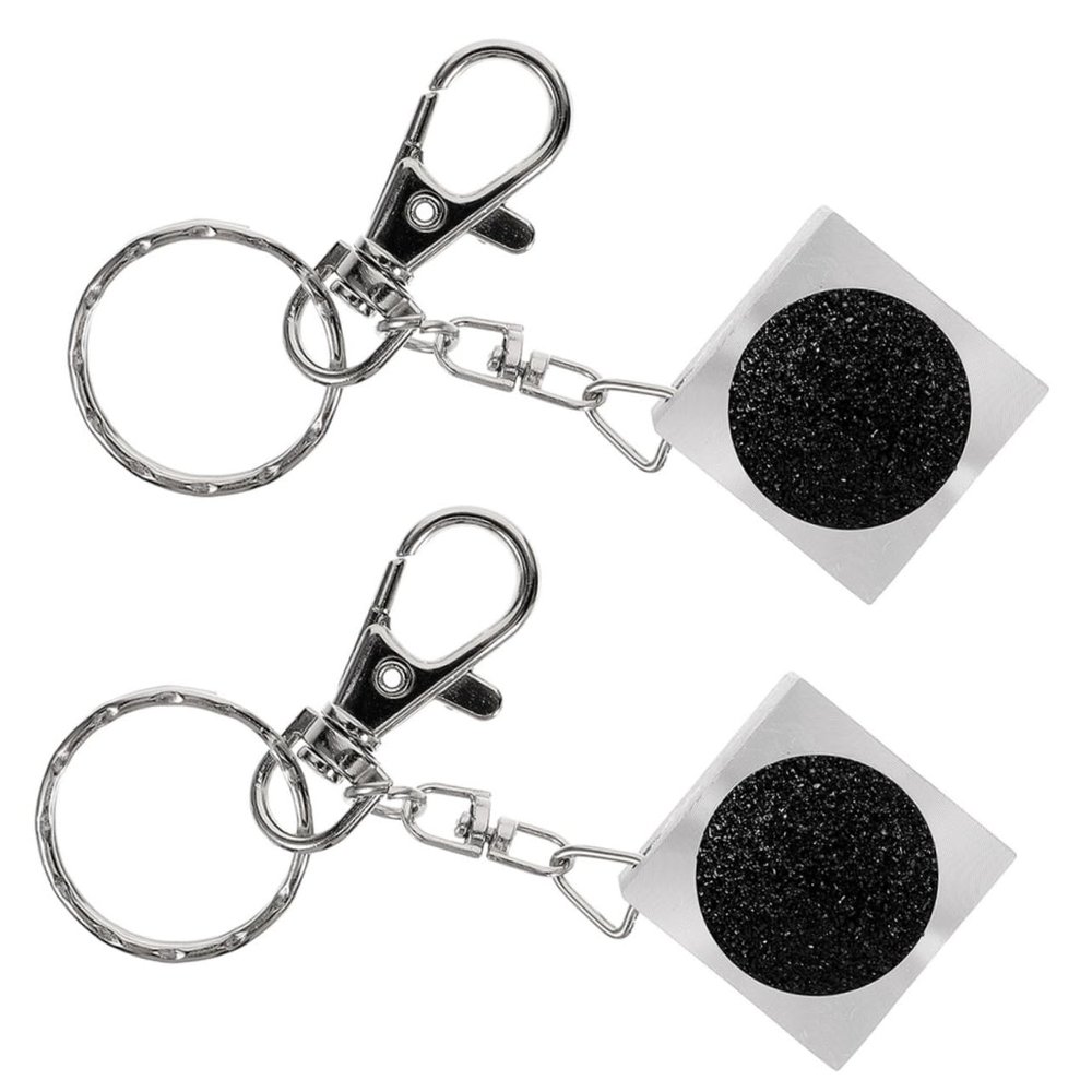 Happyyami 2pcs Billiard Cue Tip Shaper Tool Billiards Tip Sander for Precision Cue Maintenance and Performance Enhancement