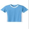 SPORT-TEK Youth Competitor United V-Neck Carolina Blue/White view 1