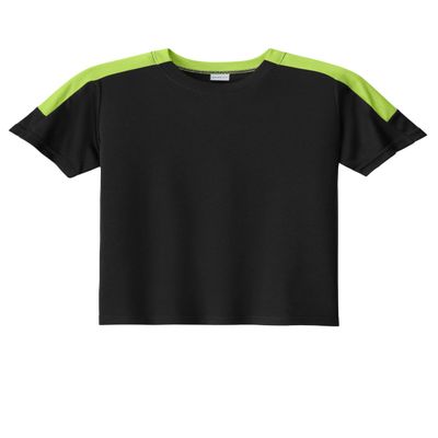 SPORT-TEK Youth Competitor United Crew | Spring & Summer Lightweight Shirt for Kids, Athletic Fit Clothing for Boys and Girls