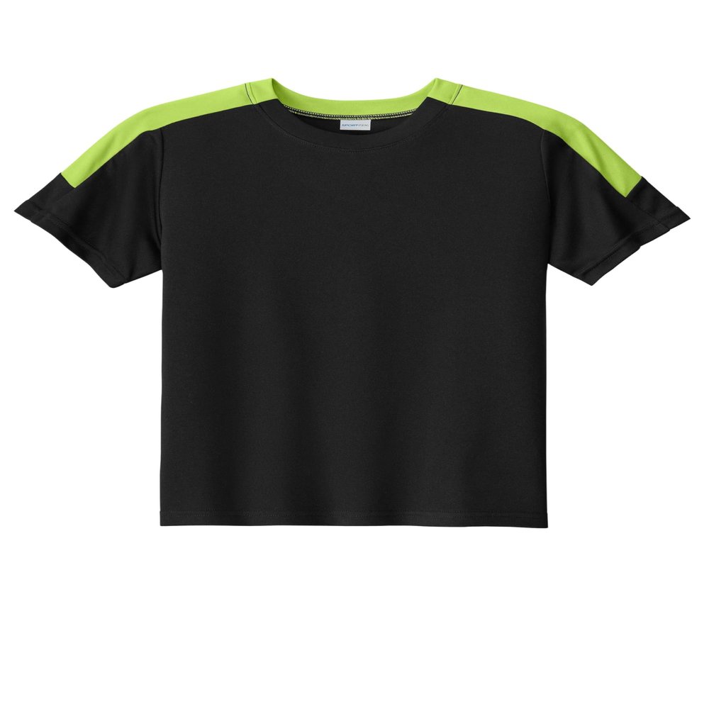 SPORT-TEK Youth Competitor United Crew | Spring & Summer Lightweight Shirt for Kids, Athletic Fit Clothing for Boys and Girls