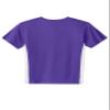 SPORT-TEK Youth Competitor United V-Neck | Kids' Lightweight Shirt for Spring & Summer, Breathable Clothing for Boys & Girls Purple/White view 2
