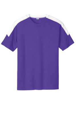 SPORT-TEK Competitor United Crew Purple/White