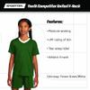 SPORT-TEK Youth Competitor United V-Neck | Kids' Lightweight Shirt for Spring & Summer, Breathable Clothing for Boys & Girls White/White view 4