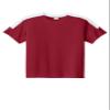 SPORT-TEK Youth Competitor United Crew | Spring & Summer Lightweight Shirt for Kids, Athletic Fit Clothing for Boys and Girls Deep Red/White view 1