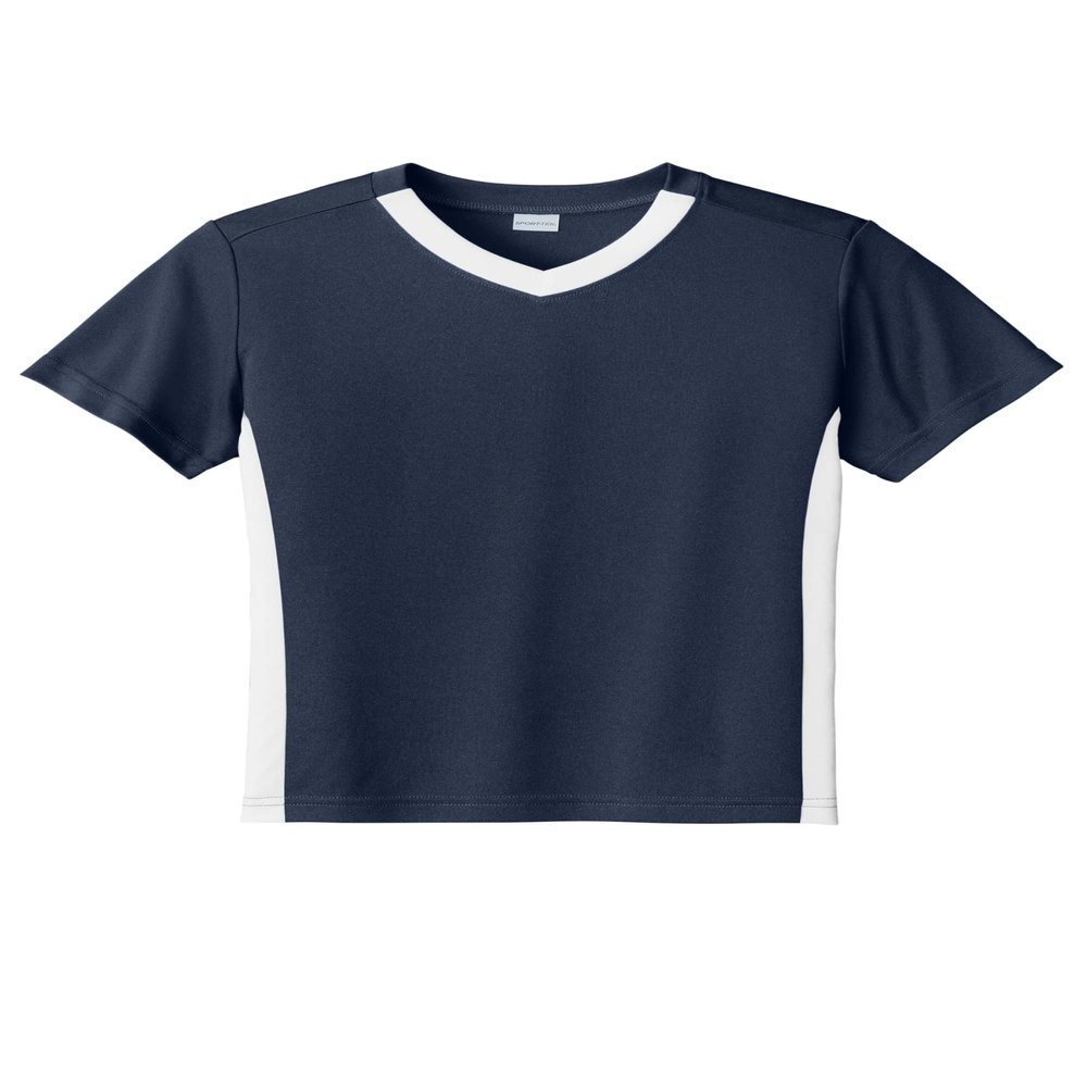 SPORT-TEK Youth Competitor United V-Neck