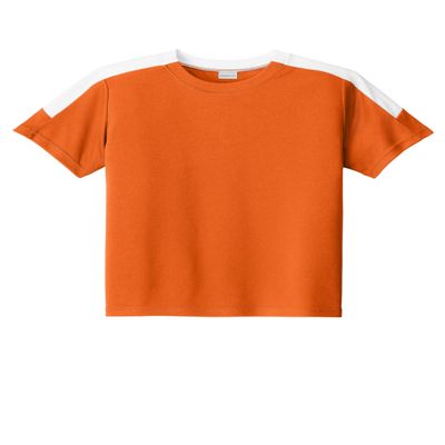 SPORT-TEK Youth Competitor United Crew | Spring & Summer Lightweight Shirt for Kids, Athletic Fit Clothing for Boys and Girls