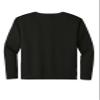 SPORT-TEK Competitor United Long Sleeve Crew | Gym T-Shirt for Men & Women, Summer Fashion Workout Top, Athletic Clothing Black/White view 2