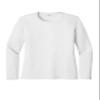 SPORT-TEK Women's Posi-UV Pro Long Sleeve Tee | Athletic Fit Workout T-Shirt for Spring & Summer, Lightweight Gym Clothing White view 1