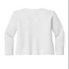 SPORT-TEK Women's Posi-UV Pro Long Sleeve Tee | Athletic Fit Workout T-Shirt for Spring & Summer, Lightweight Gym Clothing White view 2