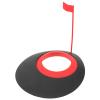 Baluue 1set Golf Putting Practice Aid Training Hole Cup Indoor Use Portable Design for Compact Spaces Includes Flag for Improved Skill Development view 1