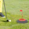 Baluue 1set Golf Putting Practice Aid Training Hole Cup Indoor Use Portable Design for Compact Spaces Includes Flag for Improved Skill Development view 2