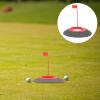 Baluue 1set Golf Putting Practice Aid Training Hole Cup Indoor Use Portable Design for Compact Spaces Includes Flag for Improved Skill Development view 4
