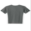 SPORT-TEK Youth Competitor United V-Neck | Kids' Lightweight Shirt for Spring & Summer, Breathable Clothing for Boys & Girls Iron Grey/White view 2