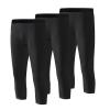 Hotfiary 2/3 Pack Boys Compression Leggings Basketball Base Layer Athletic Pants Tights Kids Soccer Workout Baselayer view 1