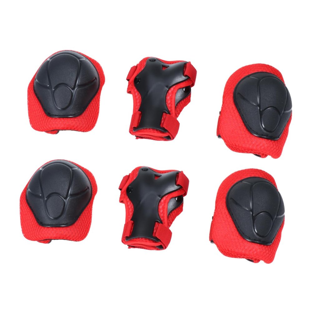 Anneome 6-Piece Kids Protective Gear Set Kneepads Elbow Pads Wrist Guards for Skating Sports Size s