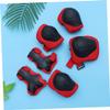 Anneome 6-Piece Kids Protective Gear Set Kneepads Elbow Pads Wrist Guards for Skating Sports Size s view 3