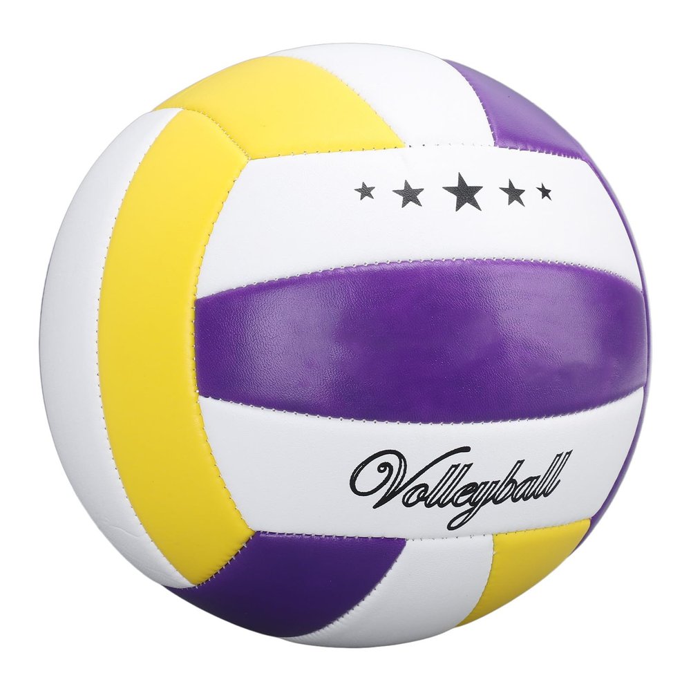Airshi Outdoor Volleyball Ball Size 5 PVC Rubber Lining Leakproof Flexible Impact Resistant Sports Volleyball Ball for Gym, Airshirq824t5mes