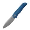 Petrified fish PFE16 Elcamino Folding Knife,3.15" N690 Steel Blade, Micarta Handle Pocket knife for Camping Outdoor EDC (Blue Micarta) view 1