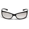 bullabulling Sports Sunglasses for Men Women Unbreakable Frame Cycling Fishing Wrap Around Sunglasses UV400 Protection (black/clear gray) view 2