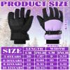 Bencailor Kids Winter Gloves 6Color 10-15Y Solid view 3