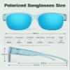 BIRCEN Polarized Fit Over Sunglasses: Wear Over Glasses Sunglasses Wrap Around Fitover Shades for Men Women UV Protection view 3