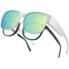 BIRCEN Polarized Fit Over Sunglasses: Wear Over Glasses Sunglasses Wrap Around Fitover Shades for Men Women UV Protection view 1