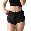Twerk shorts with side slits, Booty shorts, High waist dance shorts, Pole dance clothes (Black, M) view 1