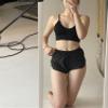 Twerk shorts with side slits, Booty shorts, High waist dance shorts, Pole dance clothes (Black, M) view 4