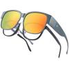 BIRCEN Polarized Fit Over Sunglasses: Wear Over Glasses Sunglasses Wrap Around Fitover Shades for Men Women UV Protection view 1