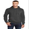 Port & CompanyTall Core Fleece Pullover Hooded Sweatshirt PC78HT - XX-Large - Black Heather view 1
