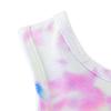 Girls Leotards for Gymnastics With Shorts Kids 5t Size 5-6 Years Dance Clothes Biketards Sparkle Tie Dye White view 3