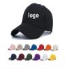 Samantha Customized Kids Hat Caps Embroidered Print Your Text on Solid Colors Sun Hat Cotton Cap for Boys Girls (Embroidery, Black) view 2