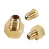 1pc Air Conditioning Copper Tube Female-Male sae Flare Thread Tube Adapter 1/4 3/8 1/2 5/8 3/4 Reducer Joint Brass Pipe fitting (Color : Without Nut, Size : Female 1l4 Male 3l8) view 4