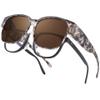 BIRCEN Polarized Fit Over Sunglasses: Wear Over Glasses Sunglasses Wrap Around Fitover Shades for Men Women UV Protection view 1