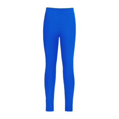 JanJean Girls Athletic Leggings Kids High Waist Leggings Yoga Pants Leotards Gymnastic Sports Workout Running Dancing Royal Blue 8 Years