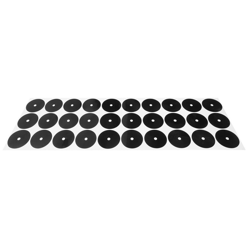 Sosoport 1sheet Billiard Point Stickers Self-Adhesive Pool Table Marking Dots for Snooker Billiards Compact Easy to Use Pool Table Necessity