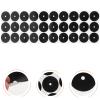 Sosoport 1sheet Billiard Point Stickers Self-Adhesive Pool Table Marking Dots for Snooker Billiards Compact Easy to Use Pool Table Necessity view 2