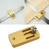 JALYKA Steel Ruler Scriber Woodworking Scribe Locator Steel Ruler Positioning Block Scribe Woodworking Measurement Scribing Tool (Color : Positioning Block) view 2