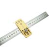 JALYKA Steel Ruler Scriber Woodworking Scribe Locator Steel Ruler Positioning Block Scribe Woodworking Measurement Scribing Tool (Color : Positioning Block) view 4