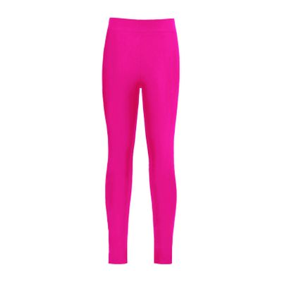 JanJean Girls Athletic Leggings Kids High Waist Leggings Yoga Pants Leotards Gymnastic Sports Workout Running Dancing Rose 6 Years
