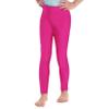 JanJean Girls Athletic Leggings Kids High Waist Leggings Yoga Pants Leotards Gymnastic Sports Workout Running Dancing Rose 6 Years view 2