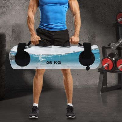 55lbs Water Weights Aqua Bag, Workout Sandbag Alternative Strength Training Sand Bag Portable Stability Fitness Equipment Ultimate Core and Balance Training for Home Gym
