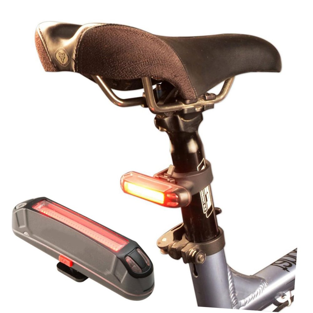 Yardwe USB Rechargeable Bike Light Set Front Headlight and Rear Taillight for Mountain and Road Biking Swivel Multiple Modes Easy Installation
